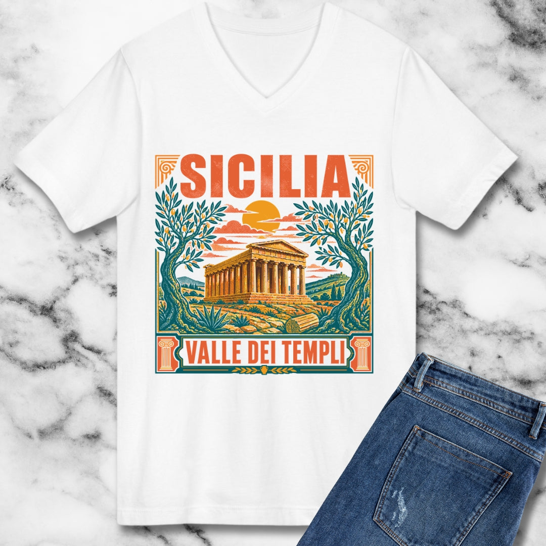 Agrigento Valley of the Greek Temples V-neck