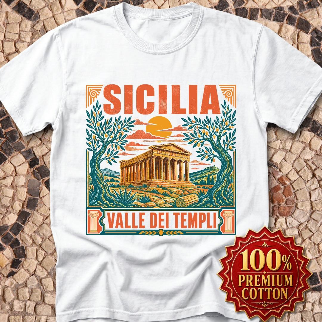 Agrigento Valley of the Greek Temples Premium Tee