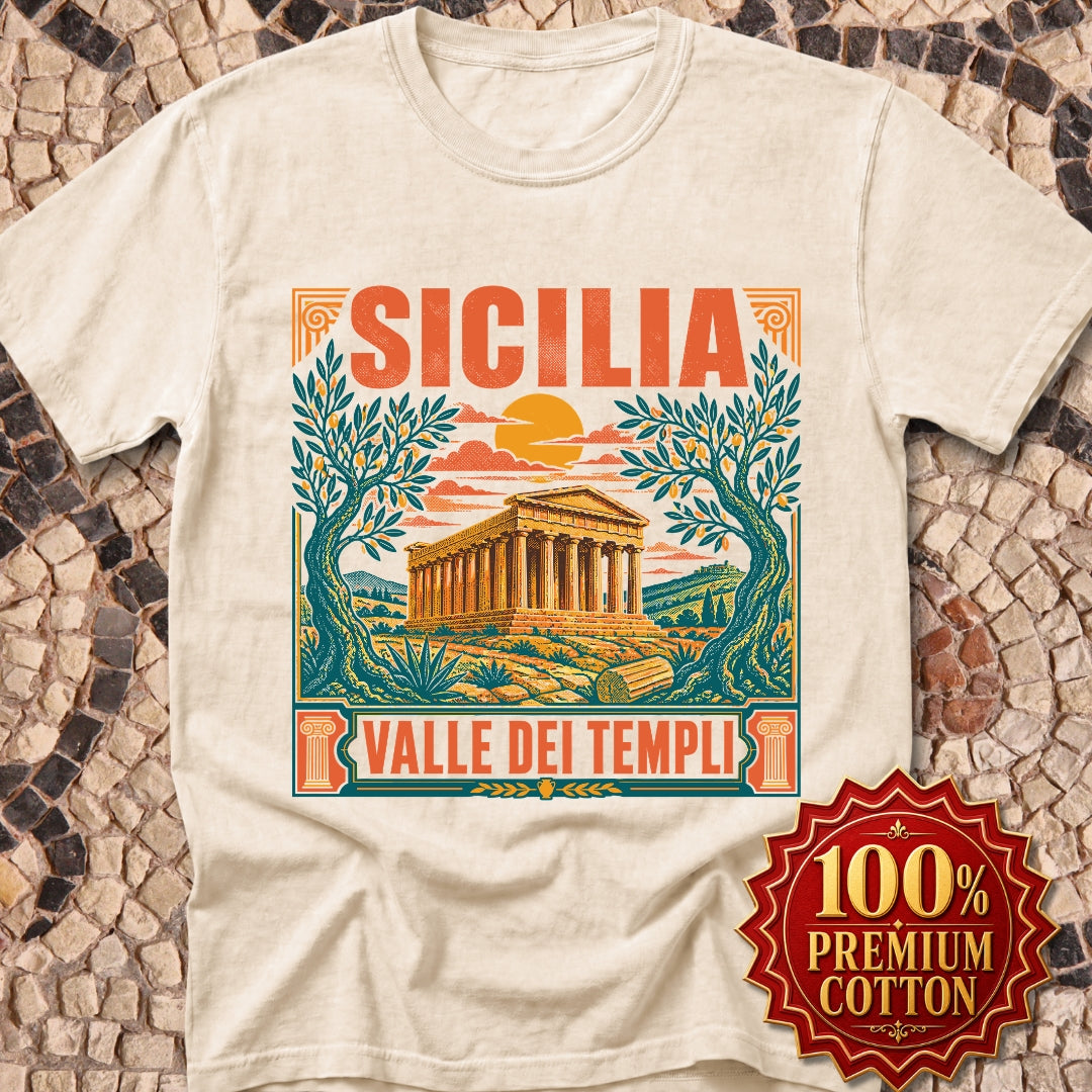 Agrigento Valley of the Greek Temples Premium Tee