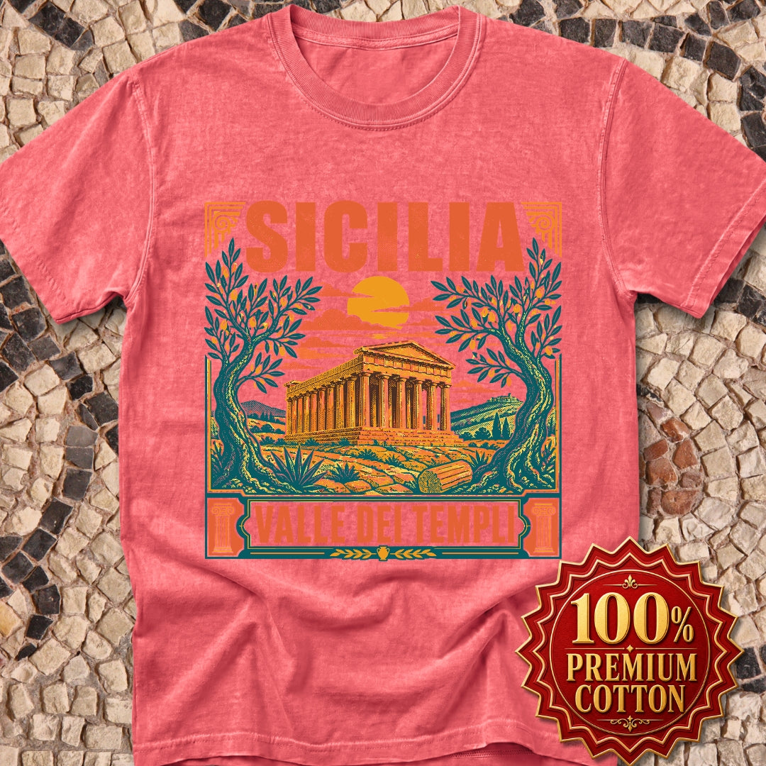 Agrigento Valley of the Greek Temples Premium Tee