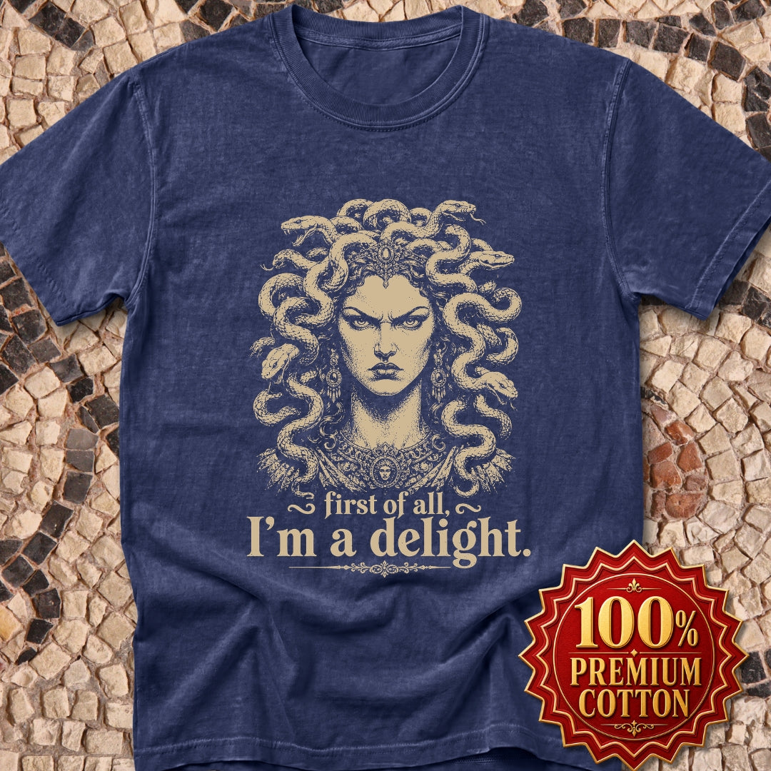 Medusa First of All I'm a Delight Premium Tee
