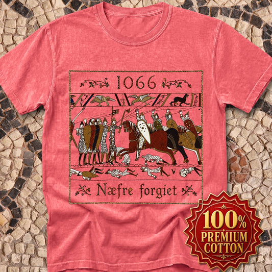 1066 Never Forget Old English Tapestry Premium Tee