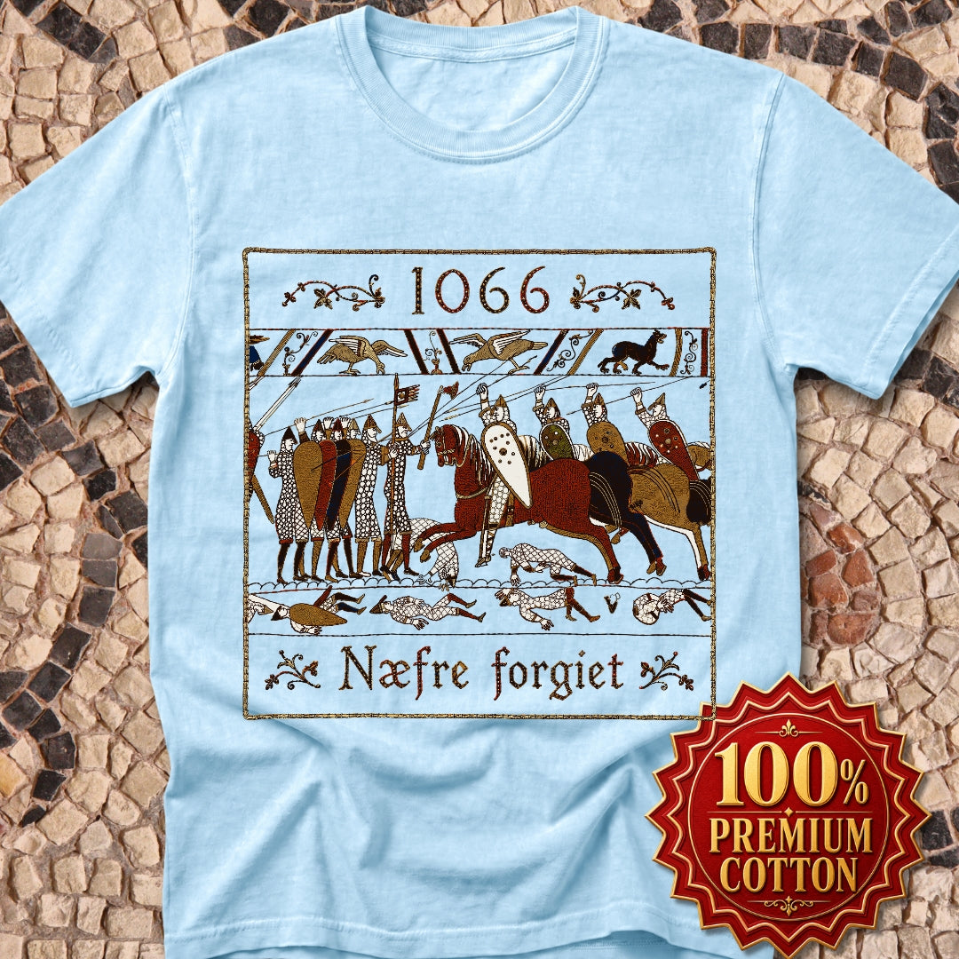 1066 Never Forget Old English Tapestry Premium Tee