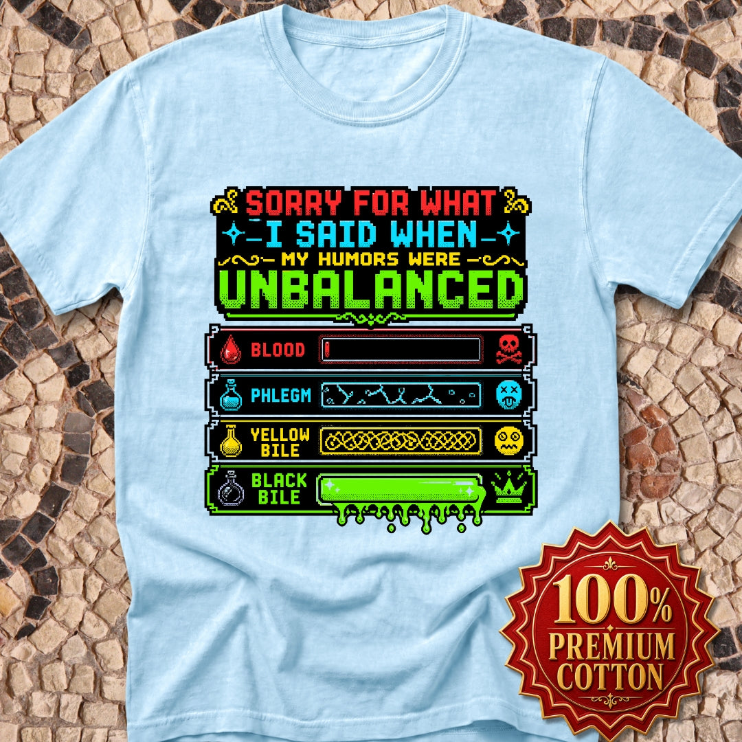 8 Bit Sorry for What I Said Humors Premium Tee