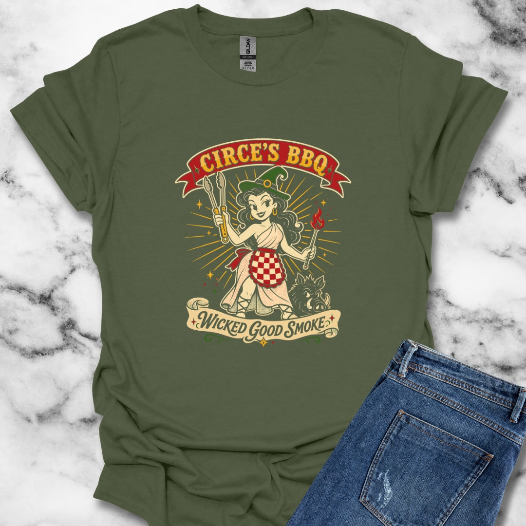Circe's BBQ Wicked Good Smoke T-Shirt
