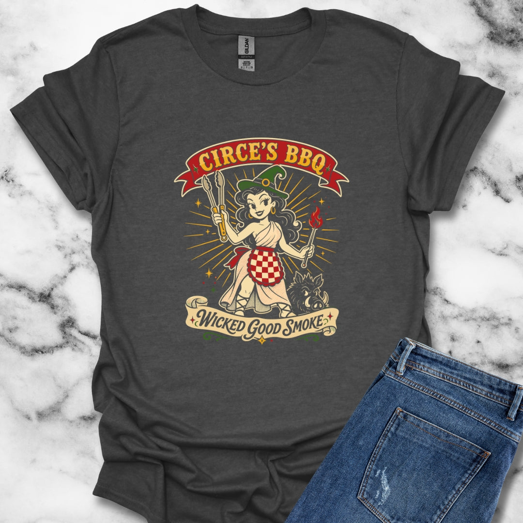 Circe's BBQ Wicked Good Smoke T-Shirt