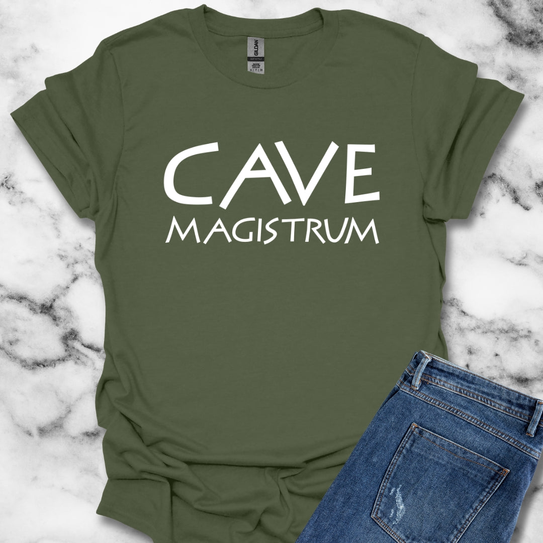 Cave Magistrum Beware Teacher T-Shirt