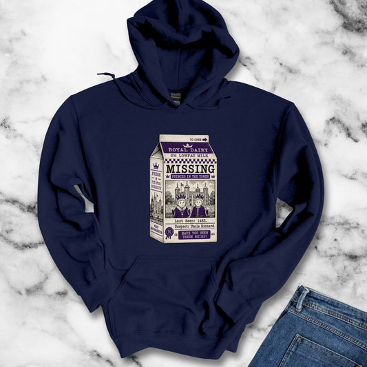 Princes in the Tower Missing Milk Carton Hoodie