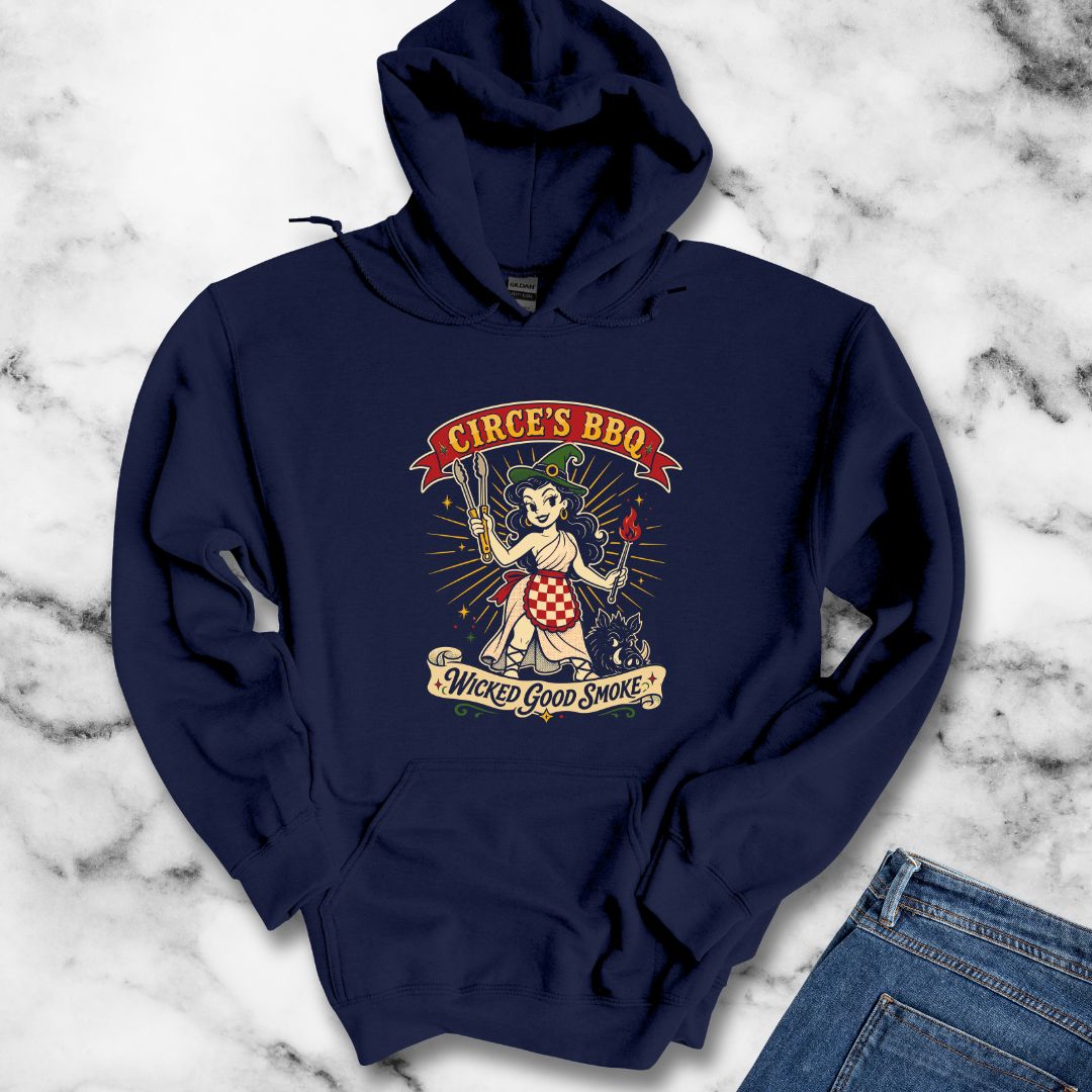 Circe's BBQ Wicked Good Smoke Default Hoodie