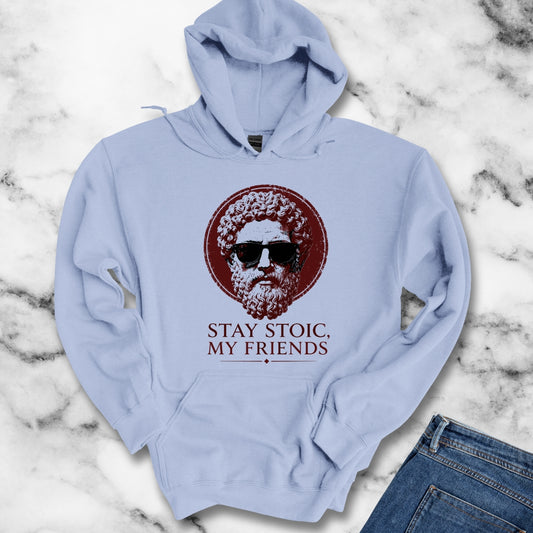 Aurelius Stay Stoic My Friends Hoodie