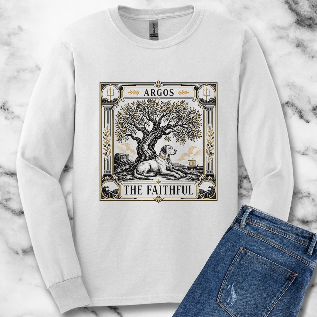 Faithful Argos Tarot Style Unisex Long Sleeve Tee