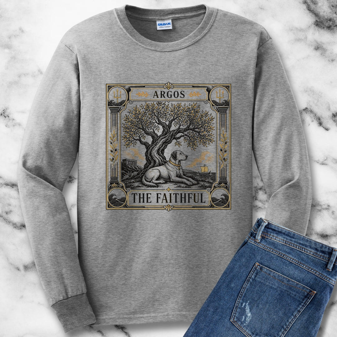 Faithful Argos Tarot Style Unisex Long Sleeve Tee