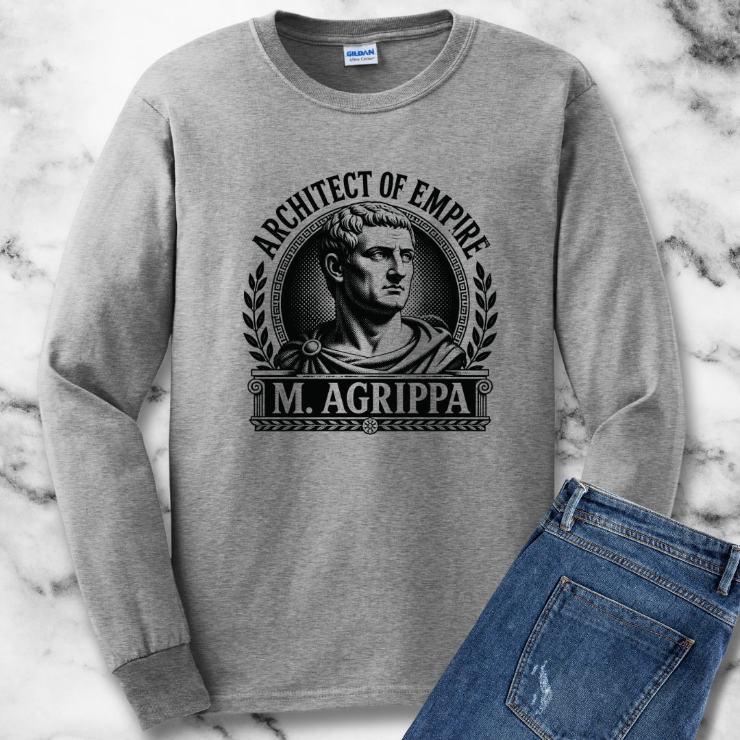 Marcus Agrippa Architect of Empire Unisex Long Sleeve Tee