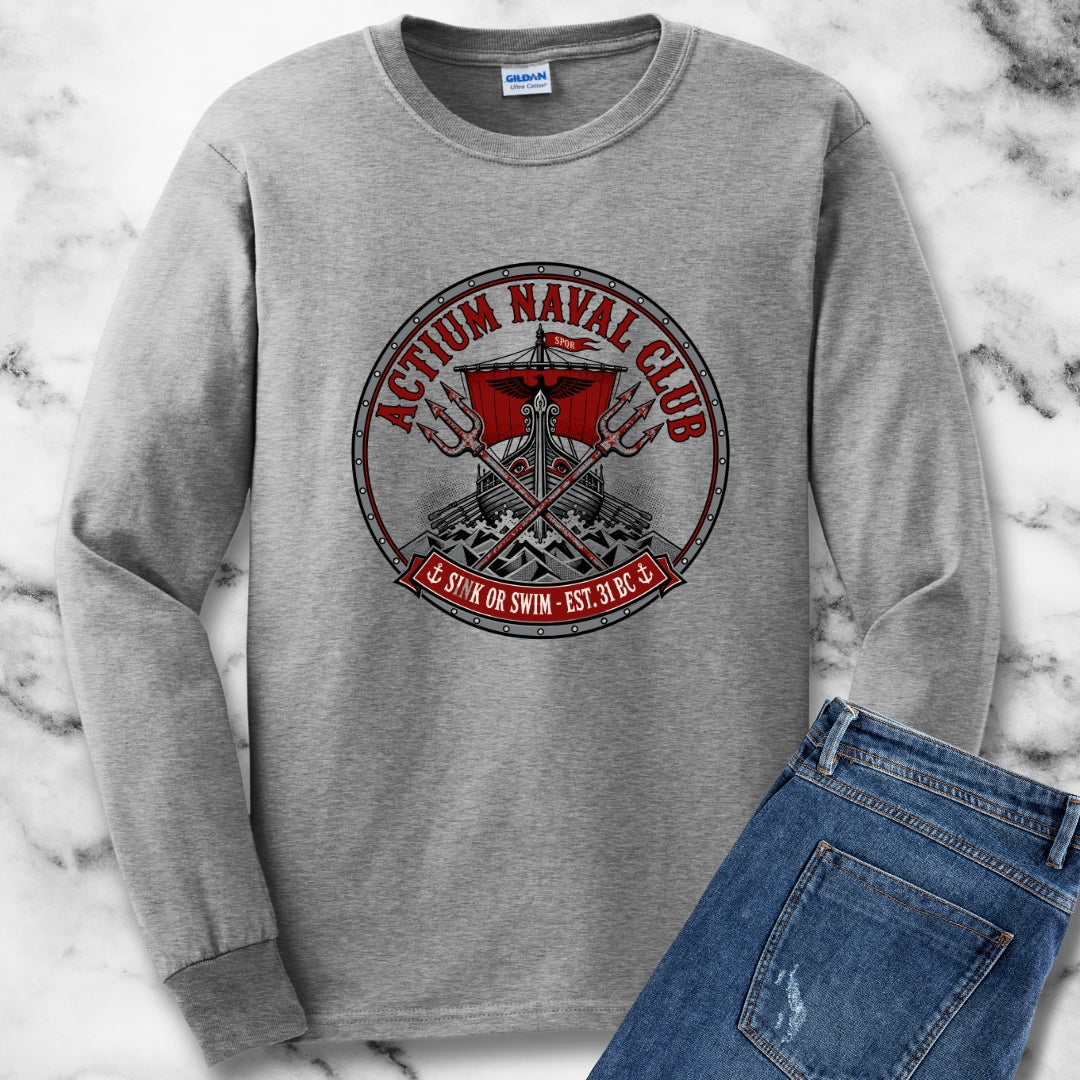 Actium Naval Club Unisex Long Sleeve Tee