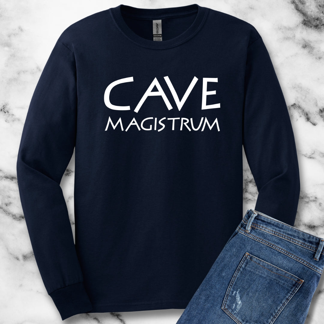 Cave Magistrum Beware Teacher Unisex Long Sleeve Tee