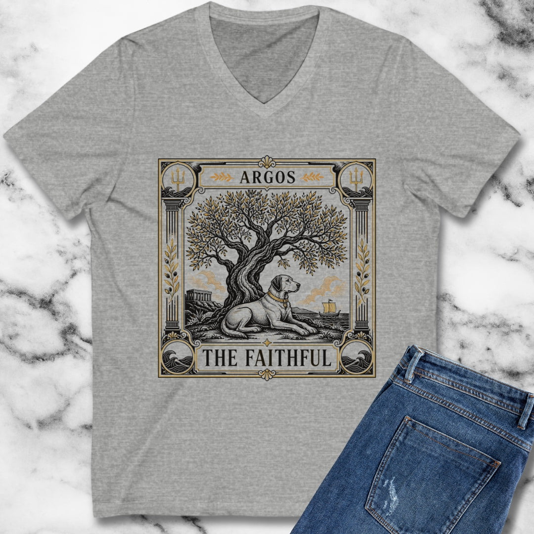 Faithful Argos Tarot Style V-neck