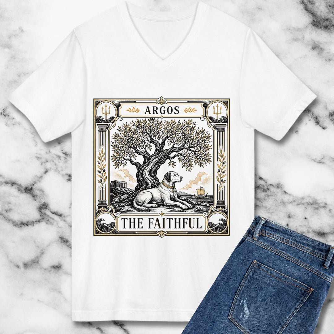 Faithful Argos Tarot Style V-neck