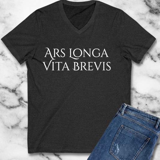Art is Long Life is Short Latin V-Neck