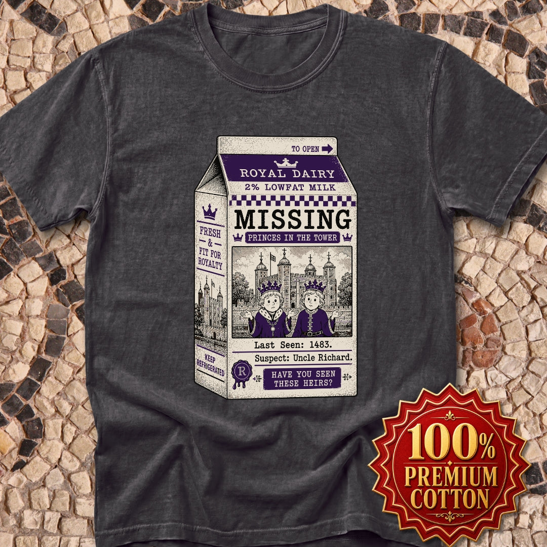 Princes in the Tower Missing Milk Carton Premium Tee