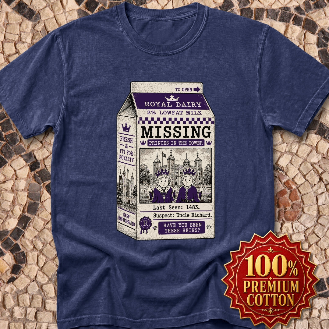 Princes in the Tower Missing Milk Carton Premium Tee