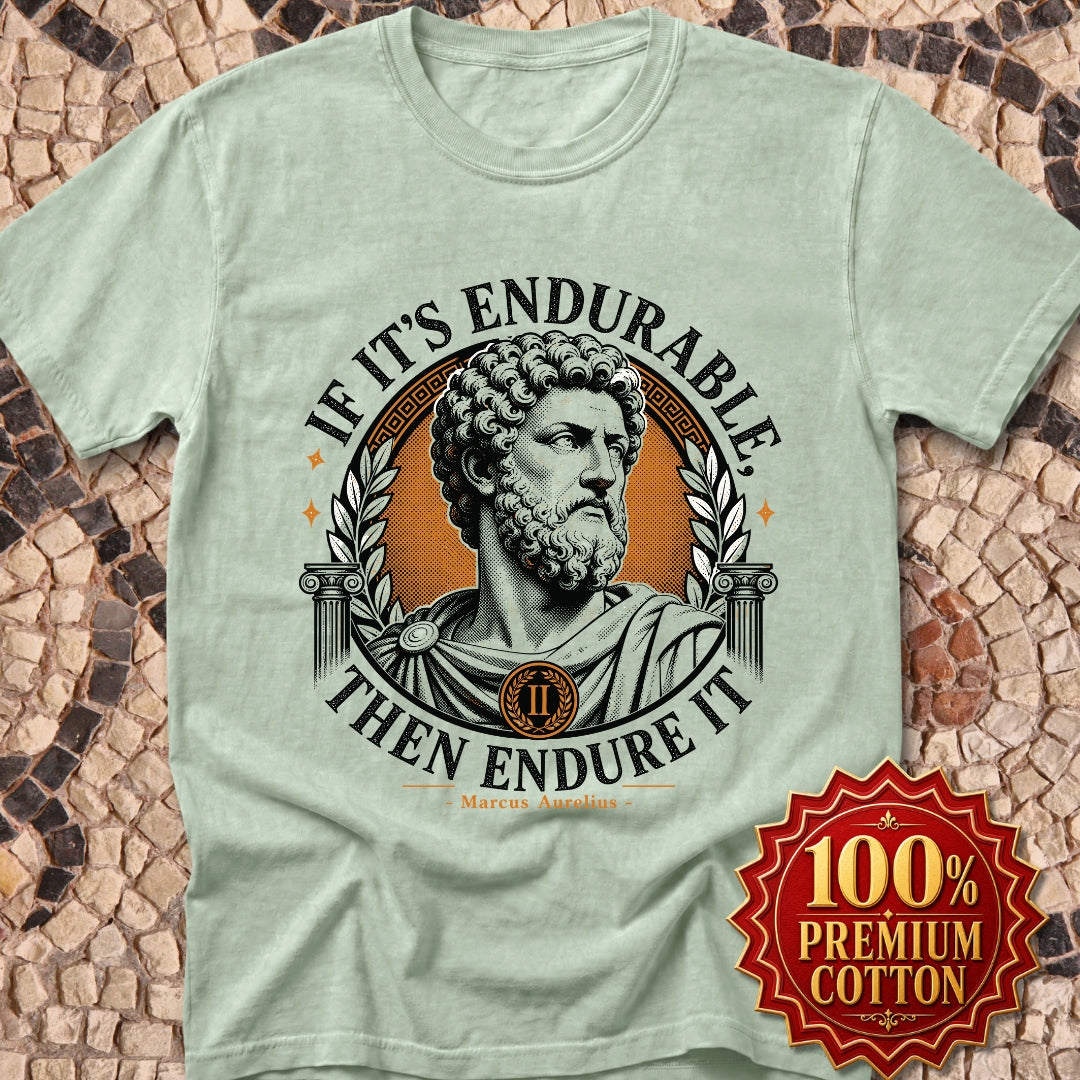 Marcus Aurelius Endurable Quote Premium Tee