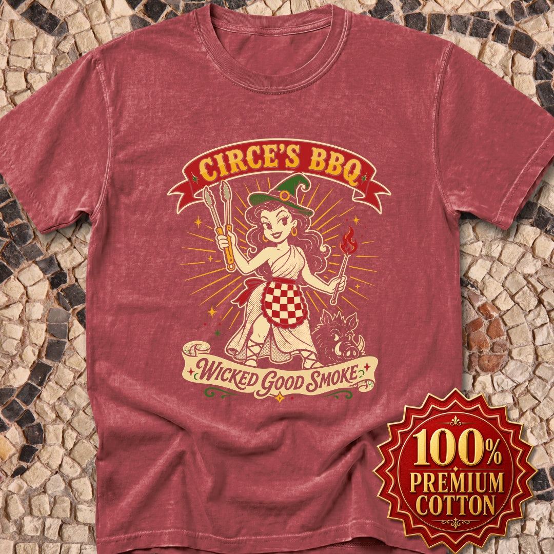Circe's BBQ Wicked Good Smoke Premium Tee