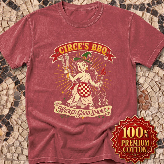 Circe's BBQ Wicked Good Smoke Premium Tee