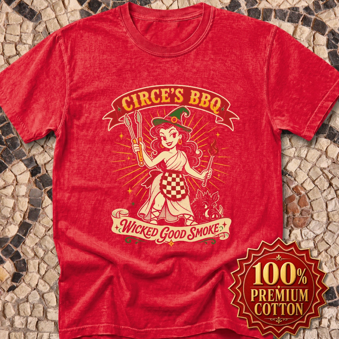 Circe's BBQ Wicked Good Smoke Premium Tee