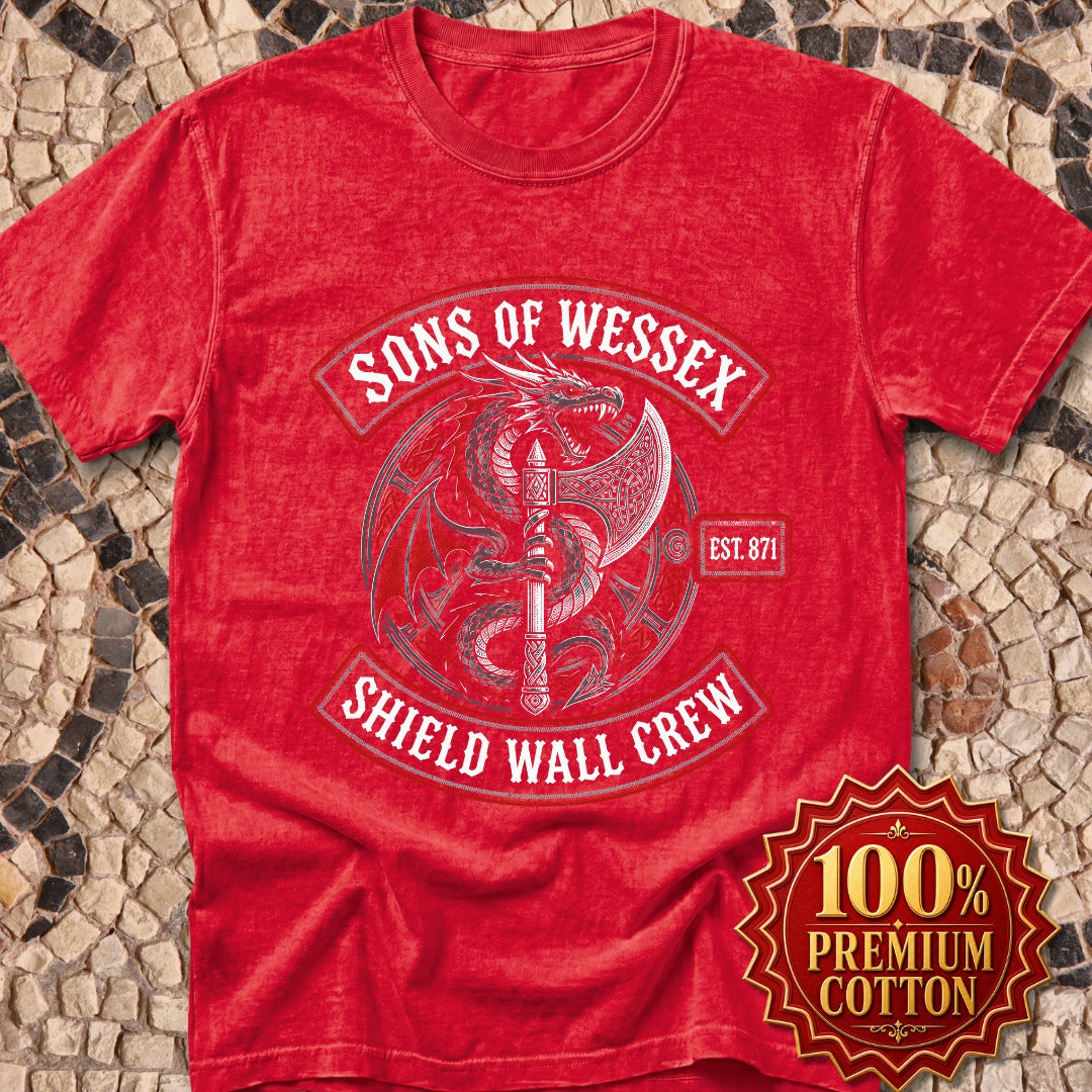 Sons of Wessex Shield Wall Crew Premium Tee