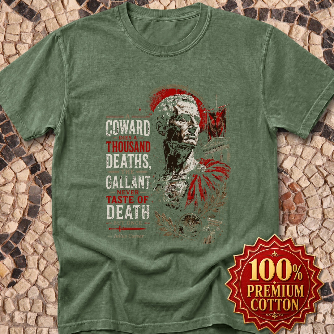 Julius Caesar Coward Quote Premium Tee