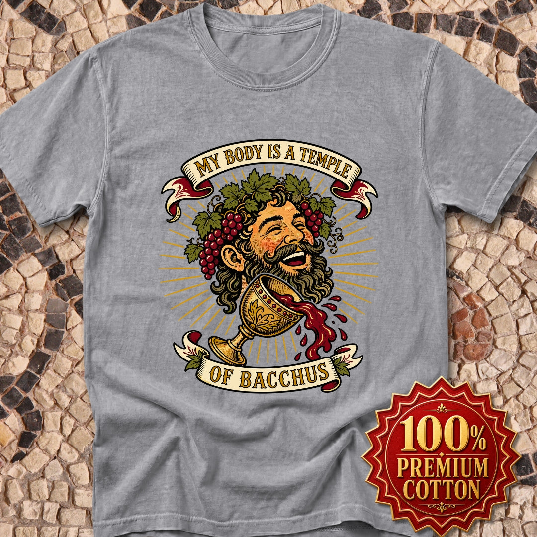 My Body is a Temple of Bacchus Premium Tee