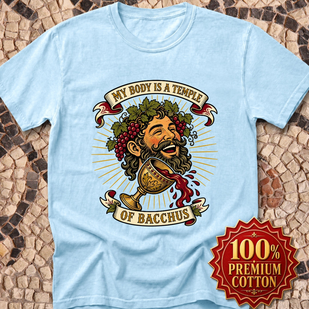 My Body is a Temple of Bacchus Premium Tee