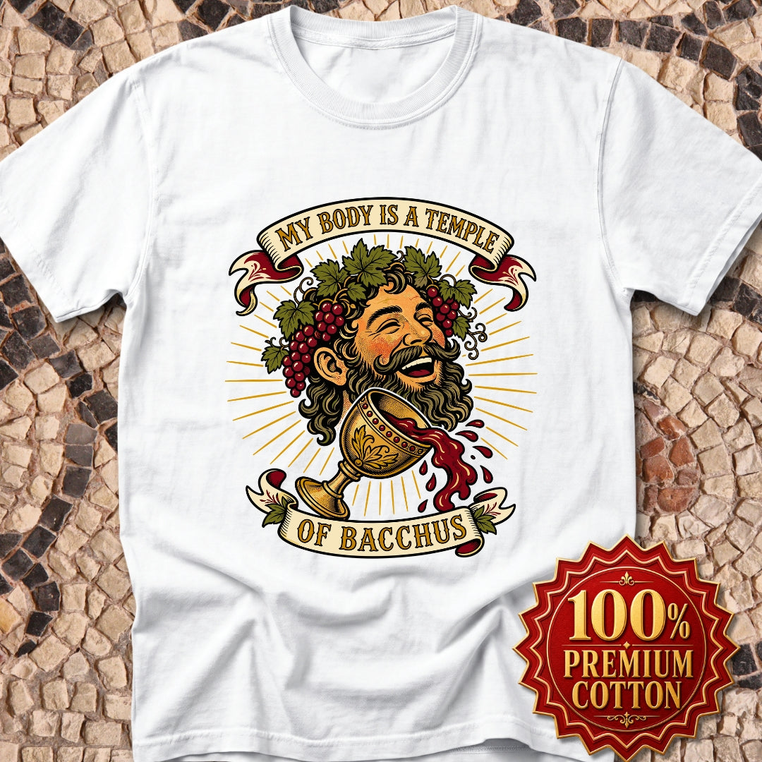 My Body is a Temple of Bacchus Premium Tee