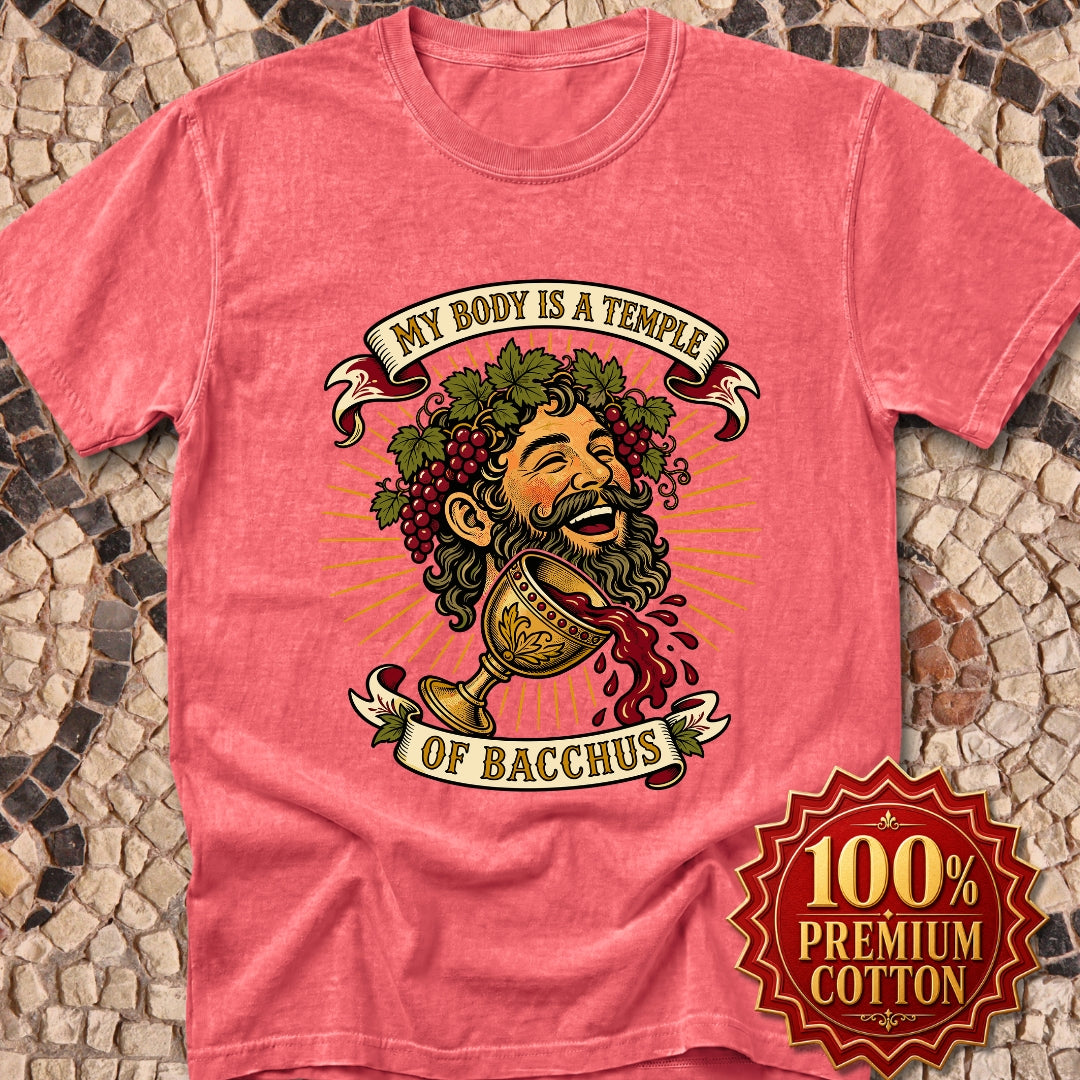 My Body is a Temple of Bacchus Premium Tee