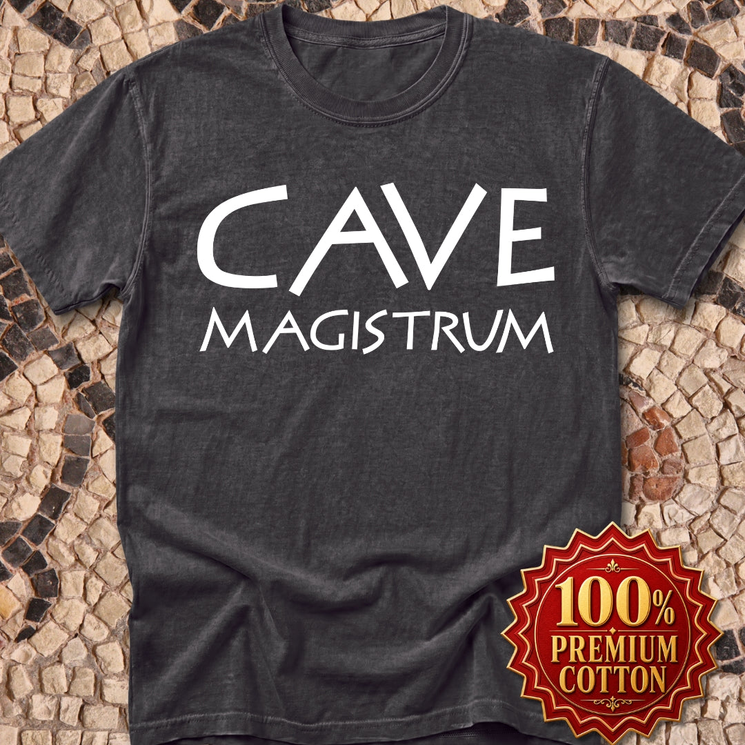 Cave Magistrum Beware Teacher Premium Tee