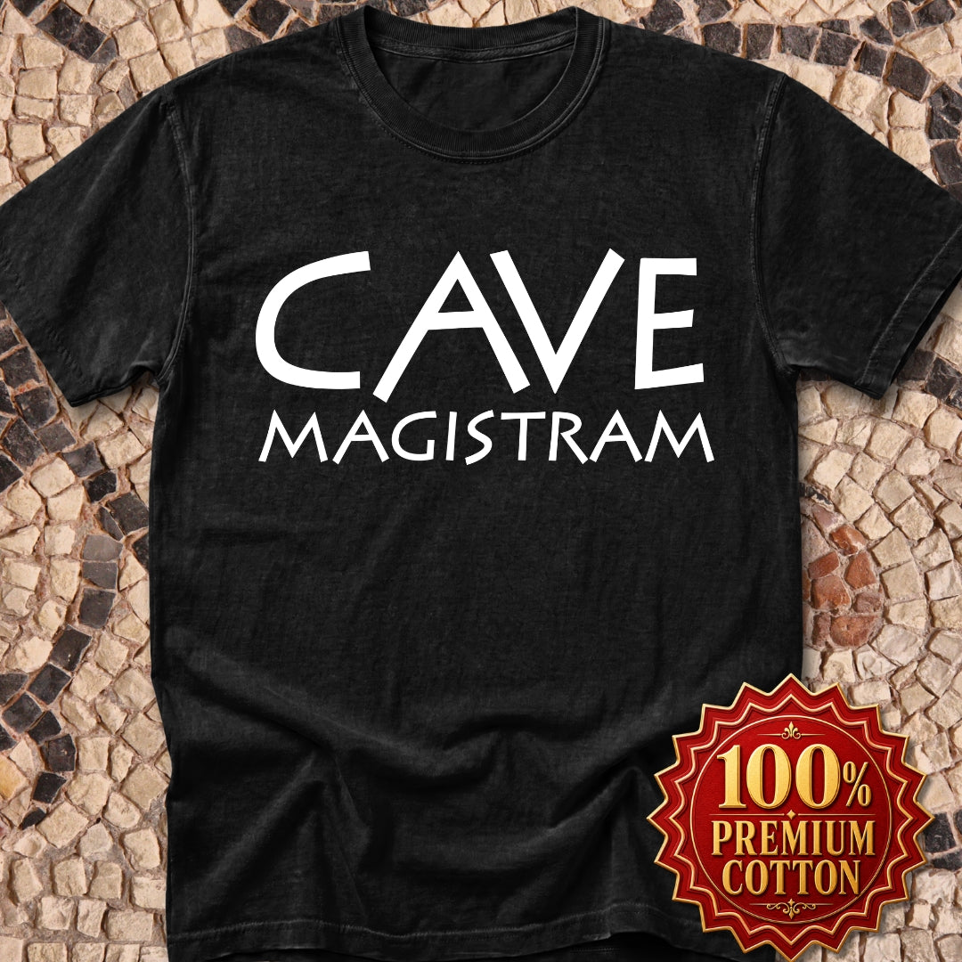 Cave Magistram Beware Teacher Premium Tee