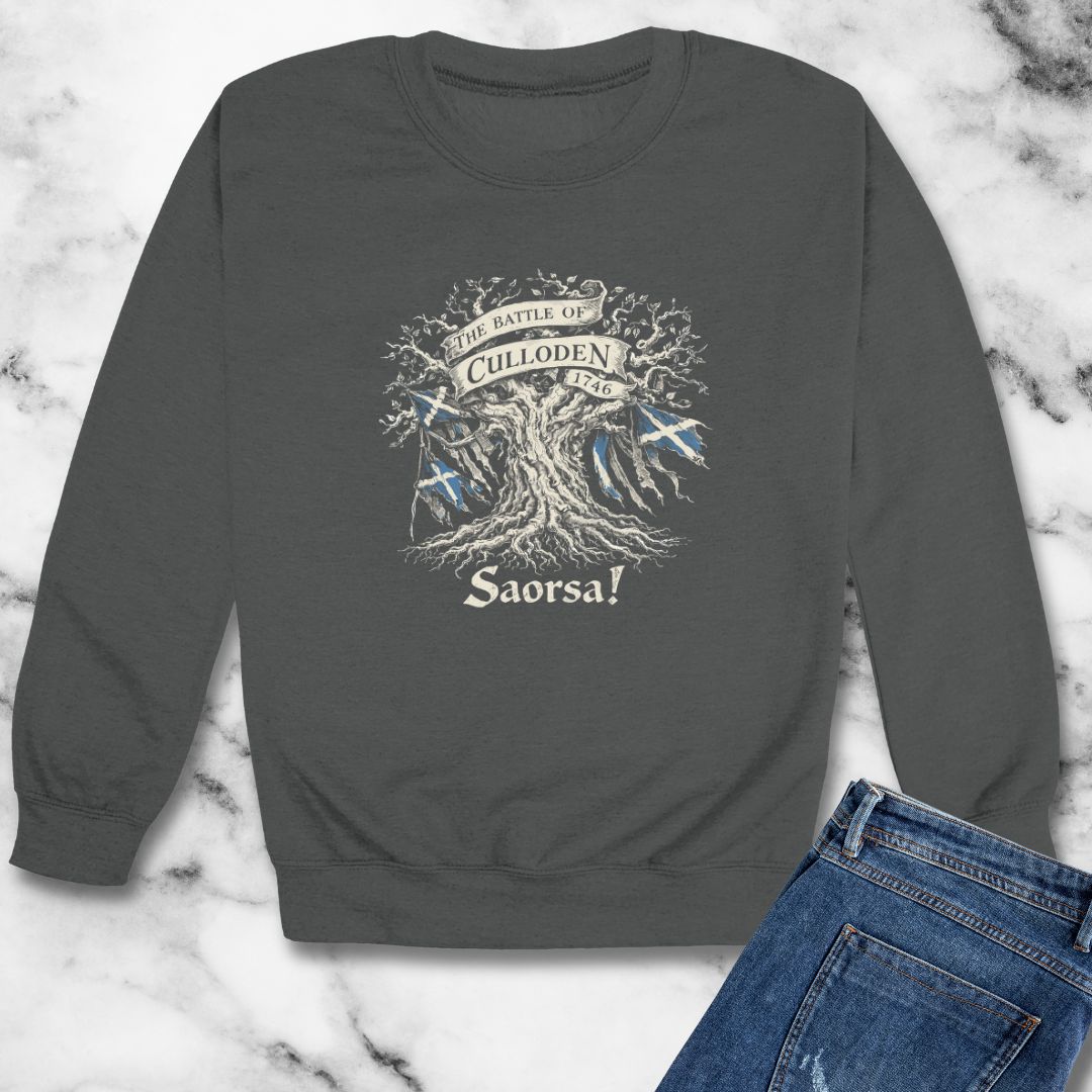 Battle of Culloden Saorsa Freedom Unisex Heavy Crewneck Sweatshirt