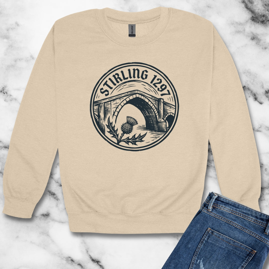 Stirling Bridge 1297 William Wallace Unisex Heavy Crewneck Sweatshirt