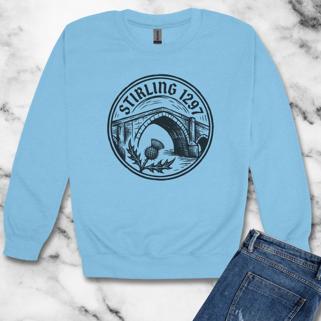 Stirling Bridge 1297 William Wallace Unisex Heavy Crewneck Sweatshirt