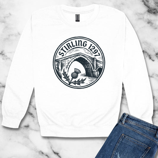 Stirling Bridge 1297 William Wallace Unisex Heavy Crewneck Sweatshirt