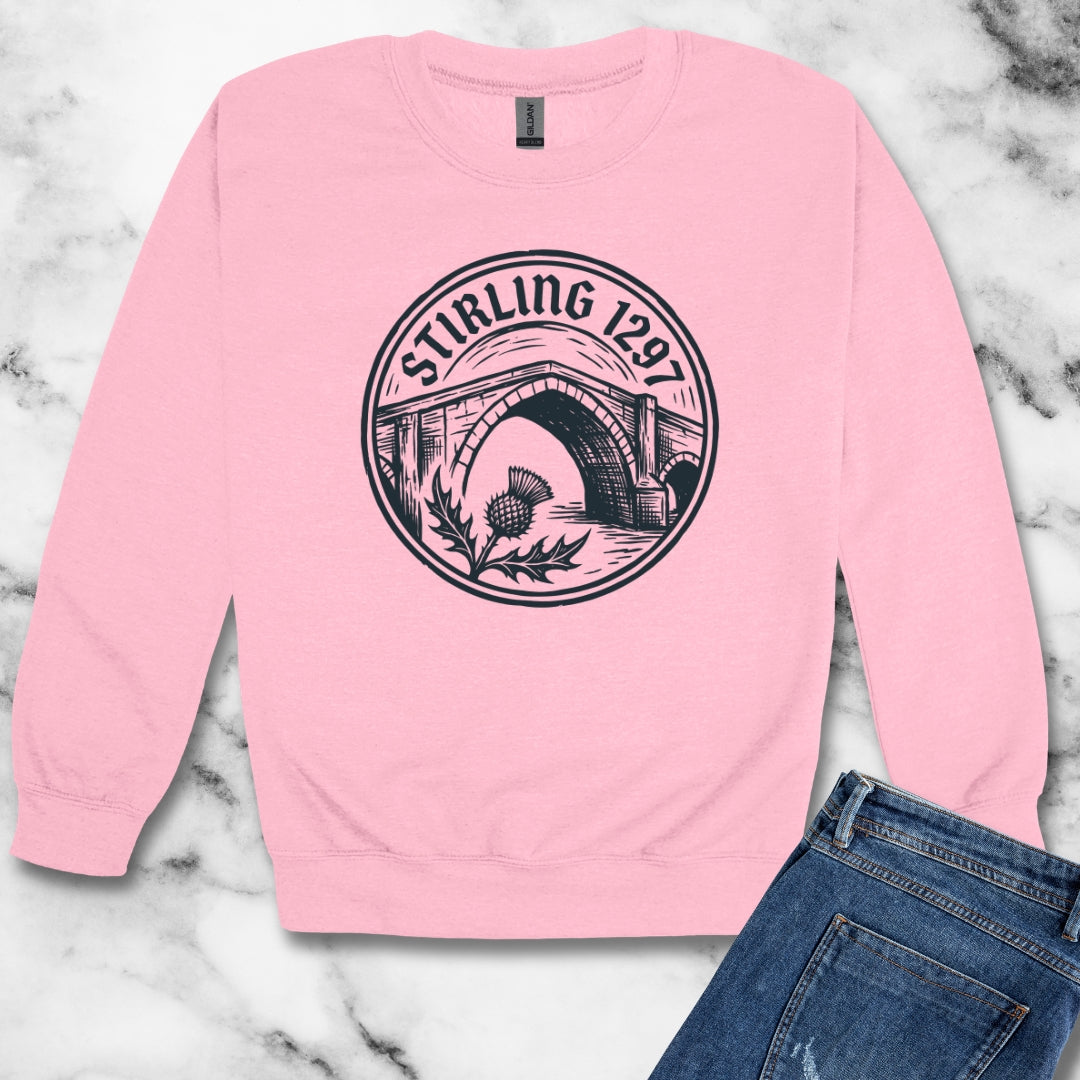 Stirling Bridge 1297 William Wallace Unisex Heavy Crewneck Sweatshirt
