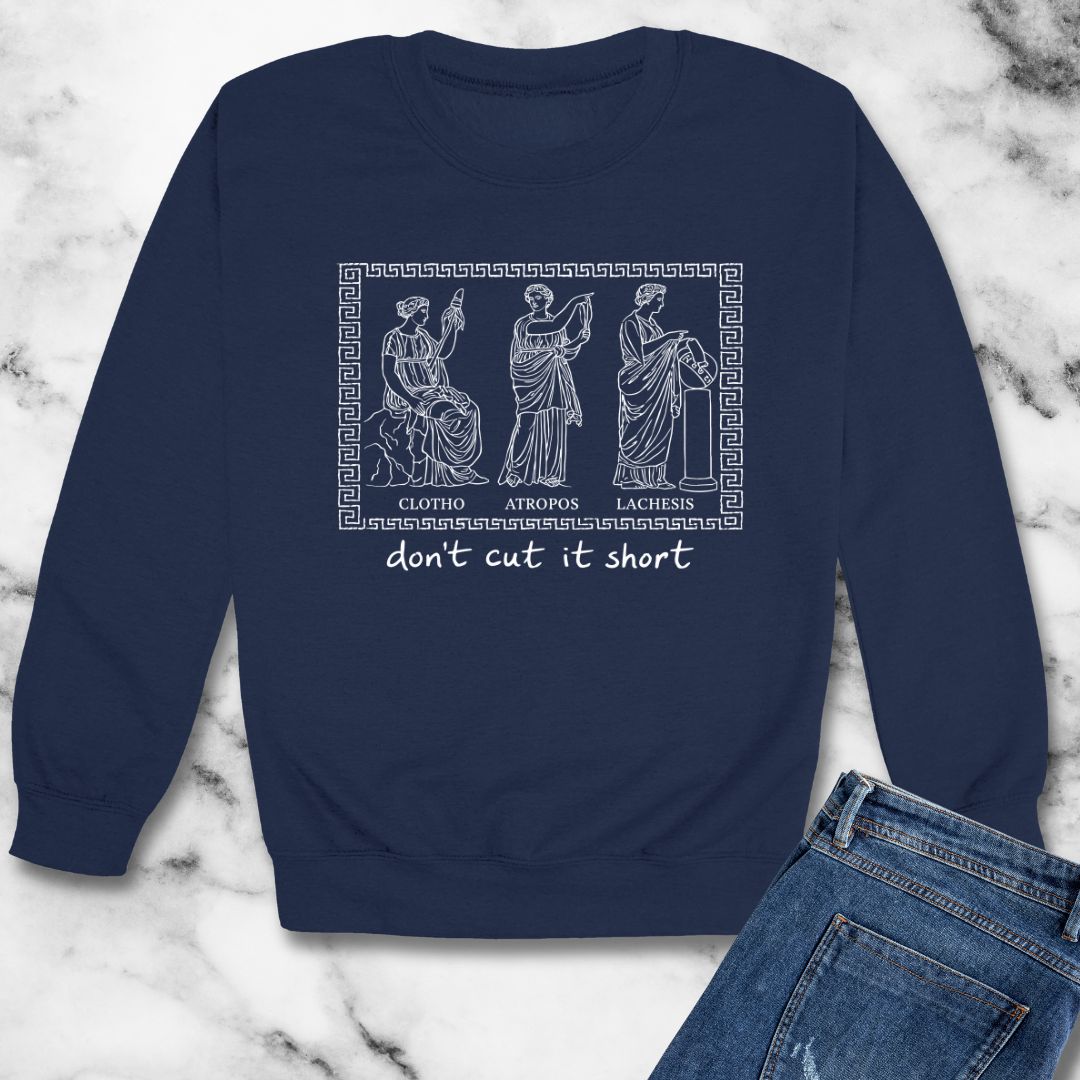 Three Fates Clotho Lachesis Atropos Unisex Heavy Crewneck Sweatshirt