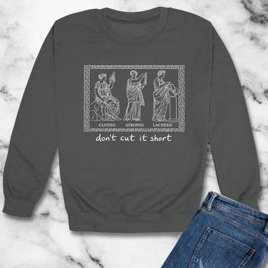 Three Fates Clotho Lachesis Atropos Unisex Heavy Crewneck Sweatshirt