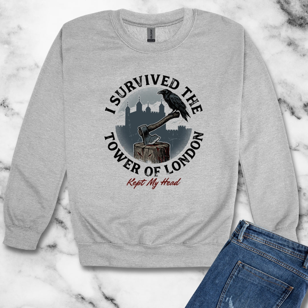 Tower of London Survivor Unisex Heavy Crewneck Sweatshirt