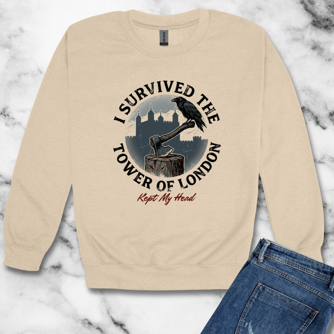 Tower of London Survivor Unisex Heavy Crewneck Sweatshirt