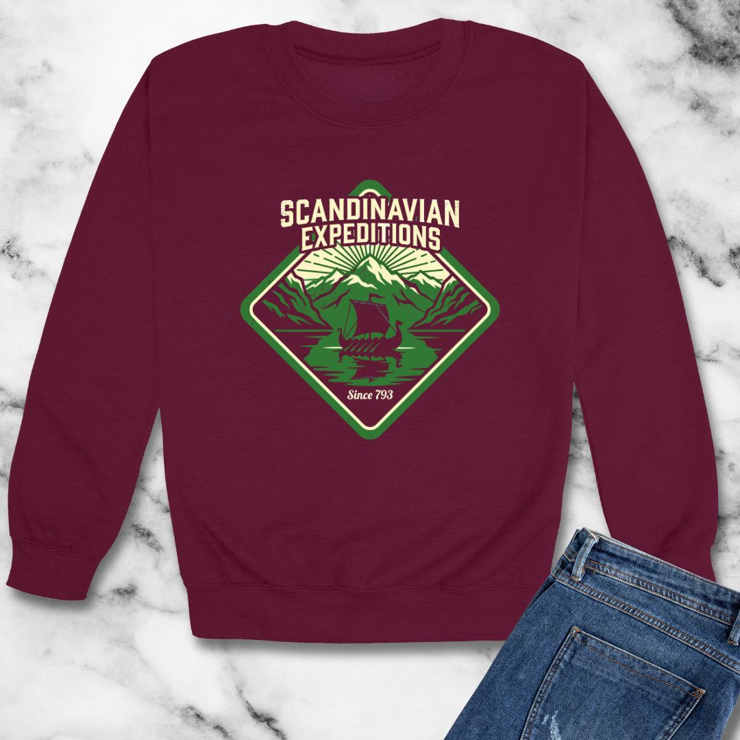Scandinavian Expeditions Unisex Heavy Crewneck Sweatshirt