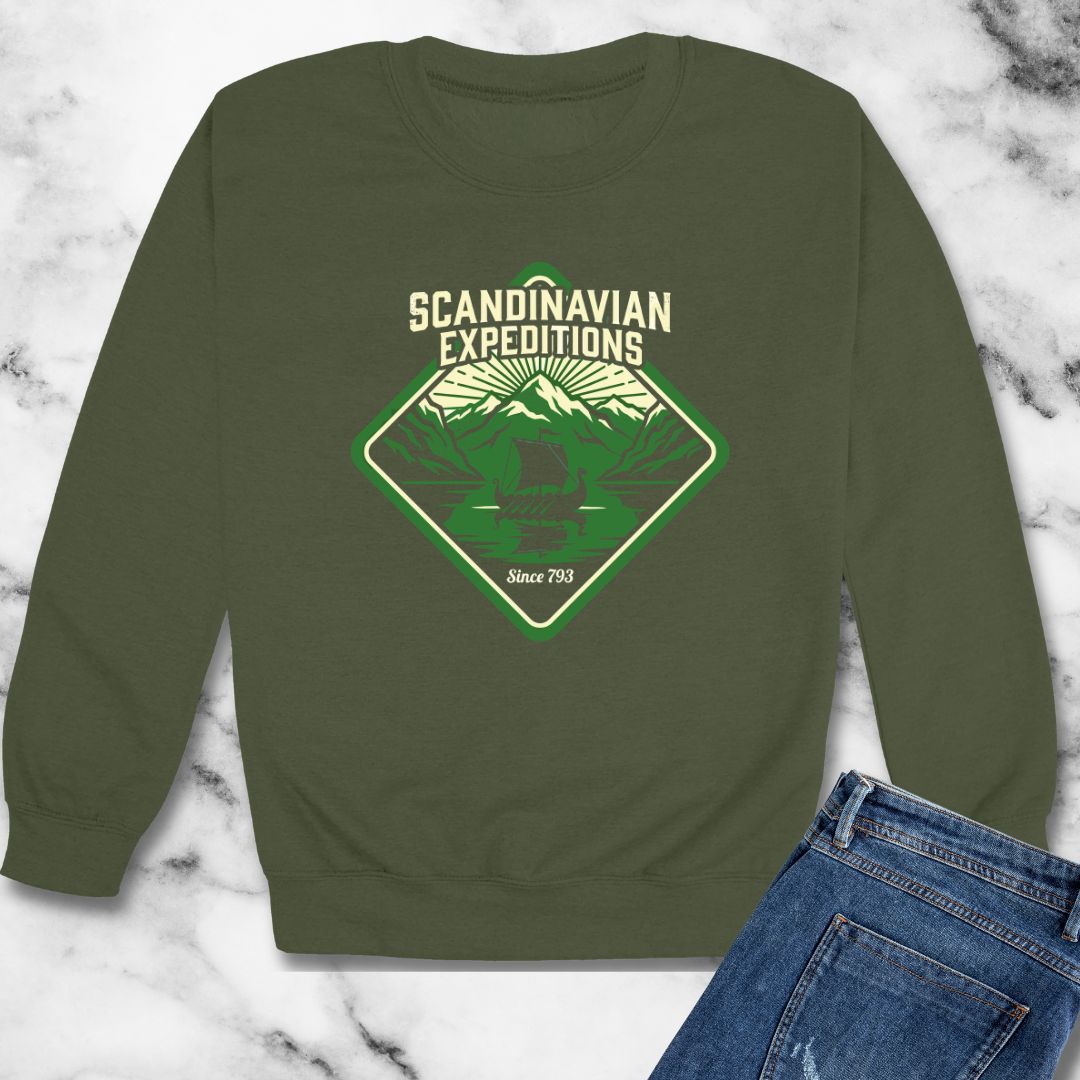 Scandinavian Expeditions Unisex Heavy Crewneck Sweatshirt