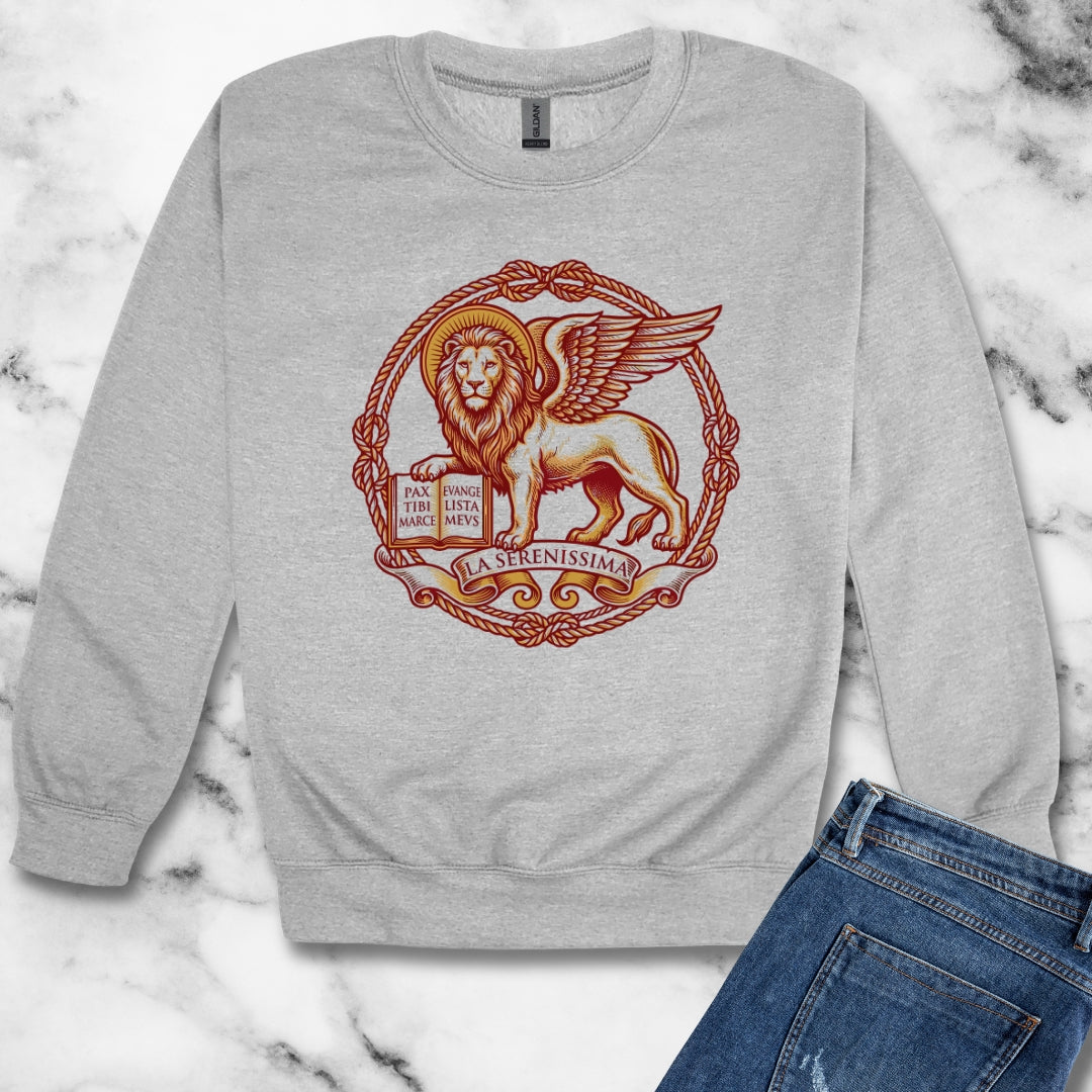 Venice La Serinissima Unisex Heavy Crewneck Sweatshirt