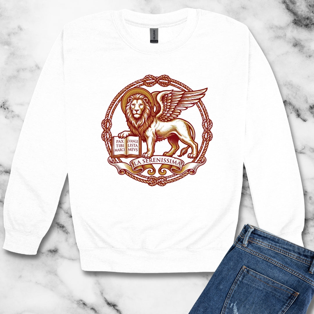 Venice La Serinissima Unisex Heavy Crewneck Sweatshirt