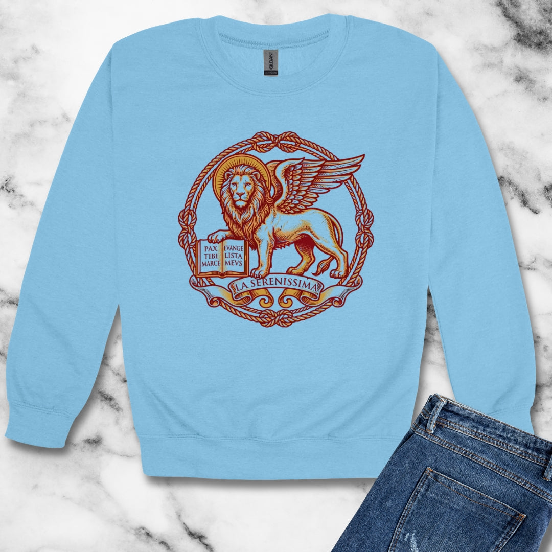 Venice La Serinissima Unisex Heavy Crewneck Sweatshirt